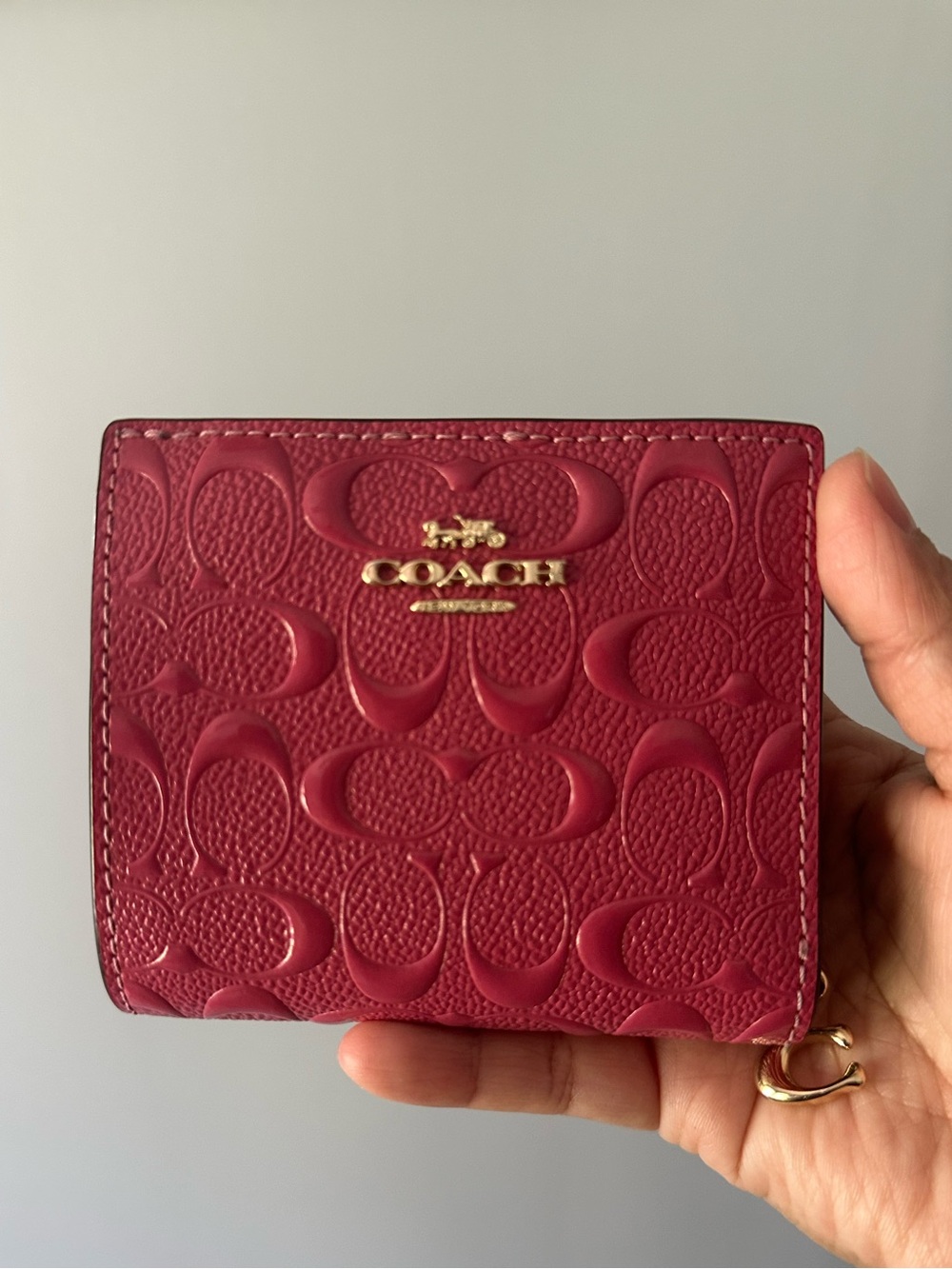 Coach snap wallet